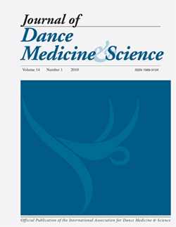 Journal of Dance Medicine & Science | International Association for ...