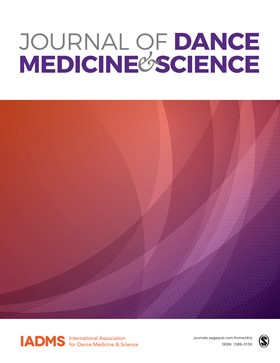 Journal of Dance Medicine & Science Cover Art